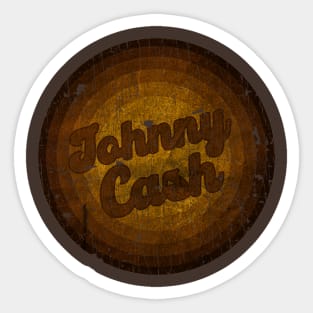 Vintage Style  - Johnny Cash Sticker